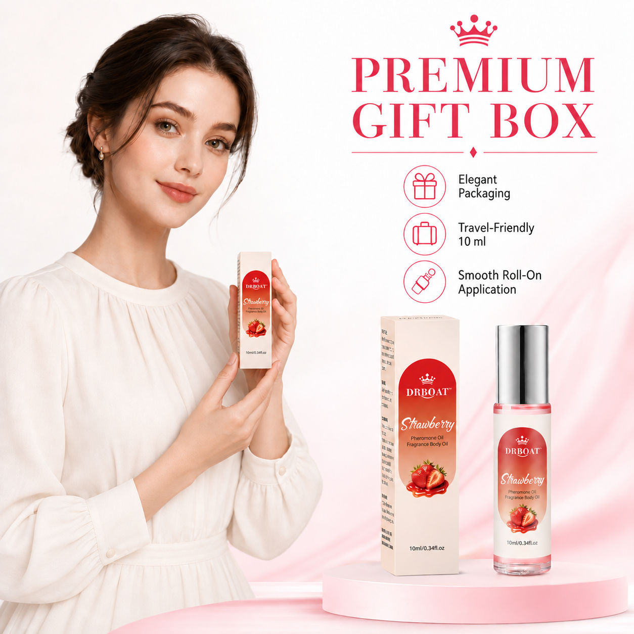 Perfume Fragrance Oil - Truskawkowy olejek w perfumach w formie