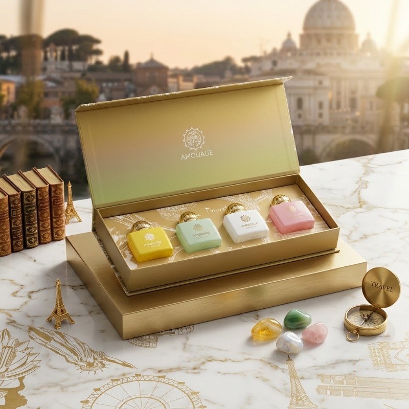 Zestaw prezentowy perfum AMOUA – The Collection Perfume Fragrance recenzja i cena