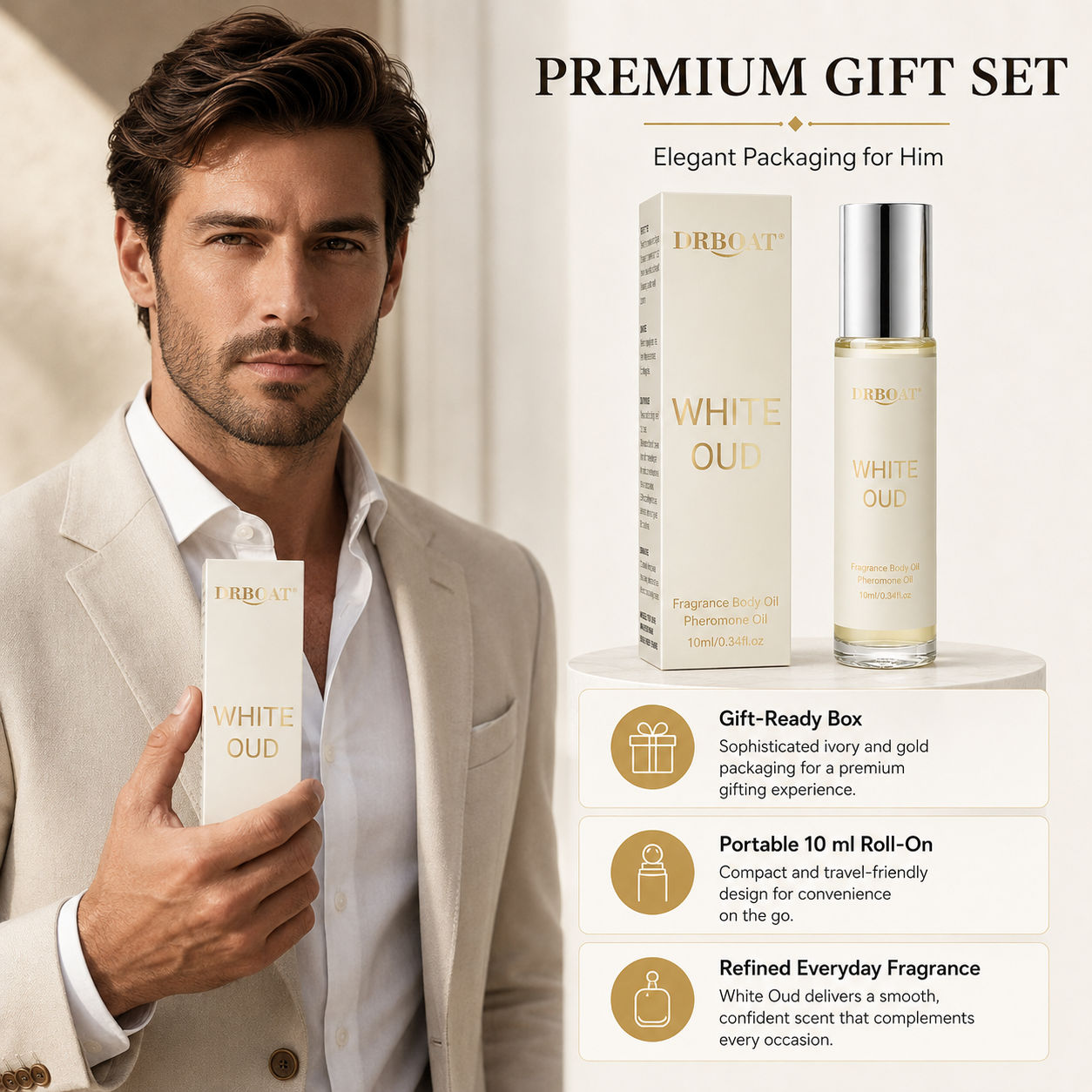 Męski perfumowany olejek w rol – Perfume Alcohol Fragrance recenzja i cena